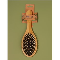 Расчёска массажная BAMBOO, бамбуковая, овальная, 24×8 см