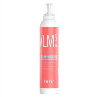 TEFIA Style.Up Мусс для укладки экстрасильной фиксации / Hair Mousse Extra Strong Hold, 300 мл 19945