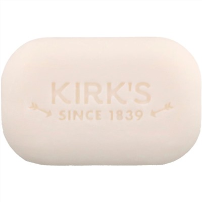 Kirk's, Gentle Castile Soap Bar, Fragrance Free, 3 Bars, 4.0 oz (113 g) Each