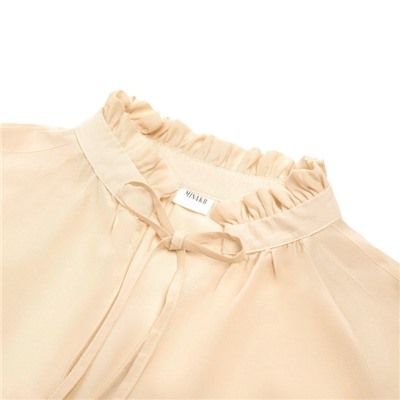 Блузка женская MINAKU: Enjoy, размер 44, цвет молочный