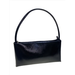 Женская сумка из искусственной кожи, цвет черный