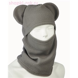 01-2-A Балаклава-шлем для девочки флис (50-52)
