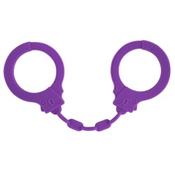 Фиолетовые силиконовые наручники Suppression