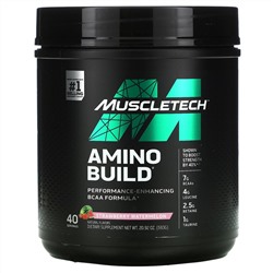 Muscletech, Amino Build, Strawberry Watermelon, 20.92 oz (593 g)