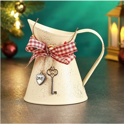 Кашпо «Ведерко Рустад», 10×13×13 см, бежевое