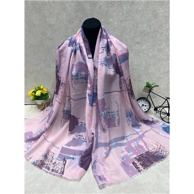 Легкий платок на голову и шею, мультицвет