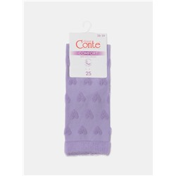 Теплые CONTE COMFORT Махровые носки из хлопка с объемными рисунками
