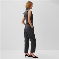 Брюки женские классические MINAKU: Safari, цвет графит, размер 50