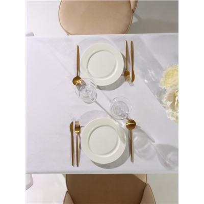 Скатерть «Доляна», белая, 110×140±3 см