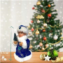 Снегурочка фигурка поющая 17см