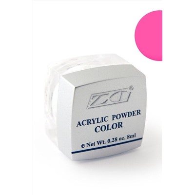 ZO Акриловая пудра для дизайна ногтей PC-36, фиолетово-красный, 8 г KRISTALLER, 1107539