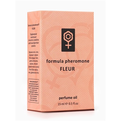 Парфюмерное масло женское с феромонами Formula Pheromone Fleur, 15 мл (по мотивам Fleur Narcotique (Ex Nihilo)