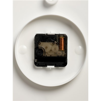 Часы настенные «Герб», дискретный ход, d=29 см, бордовый обод