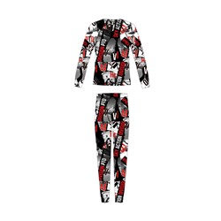 Термокомплект трикот. для мальчиков: фуфайка (футболка) с длин. рук, брюки