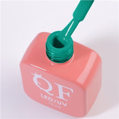 Гель лак для ногтей, однотонный, трехфазный, 10 мл, LED/UV, зелёный (286)