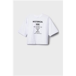 Фуфайка трикотажная для девочек (футболка) PLAYTODAY, 1240616