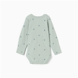 Боди детское, цвет мятный, рост 62 см (1-3 мес)