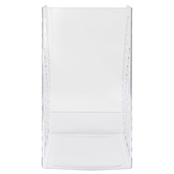 Лоток для бумаг вертикальный 160 мм XXL прозрачный ЛТВ-30554 Стамм