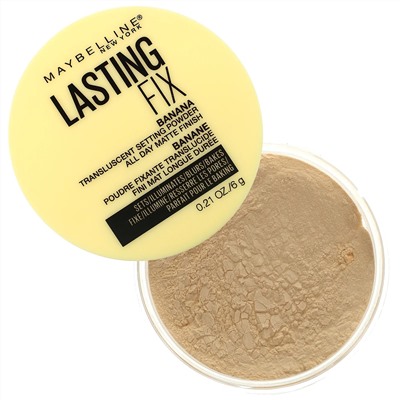 Maybelline, Lasting Fix, Translucent Setting Powder, Banana, 0.21 oz (6 g)