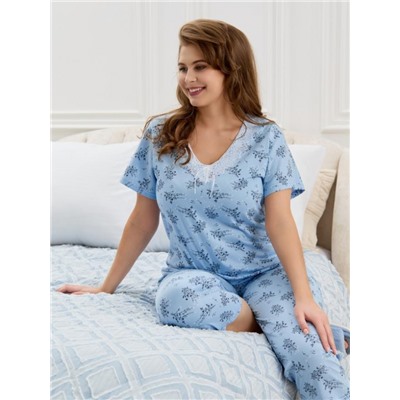 Пижама Канна-2 (Голубой)