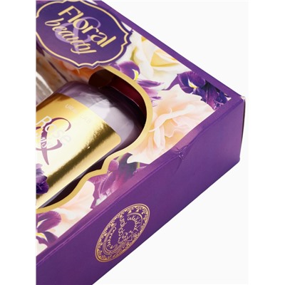 УЦЕНКА Набор гель для душа, 295 мл, роза и ирис; соль для ванны с бутонами роз, URAL LAB