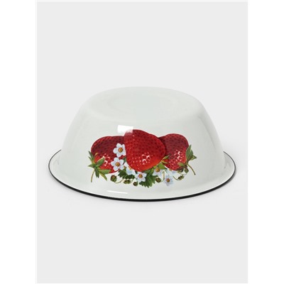 Миска эмалированная, 2 л, белая