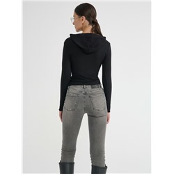 Джемперы CONTE Джемпер в рубчик с капюшоном LD 2959