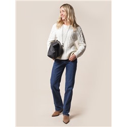 Прямые джинсы из эластичного денима