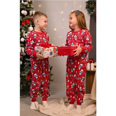 Детская новогодняя пижама Happyfox