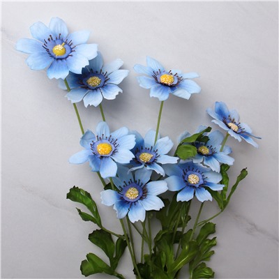 Цветок искусственный Хризантема кустовая 90 см / CPC-90 /уп 600/