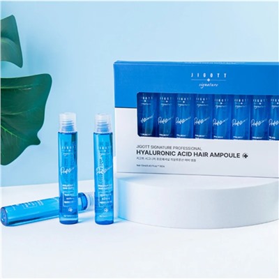 Jigott Ампульный филлер для волос с гиалуроновой кислотой / Signature Professional Hyaluronic Acid Hair Ampoule, 10 шт. x 13 мл 23888