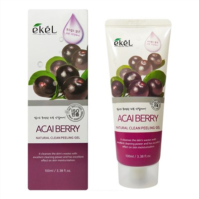 526759 Ekel Пилинг для лица с ягодами асаи / Peeling Gel Asaiberry, 100 мл