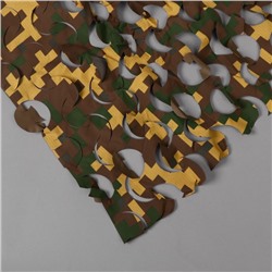 Сетка маскировочная, 3 × 2,2 м, жёлто-коричневая, «Пейзаж Утка»