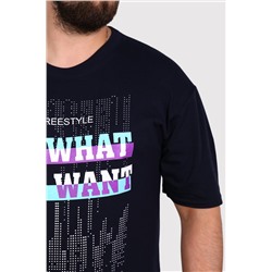 Эддисон - футболка  синий