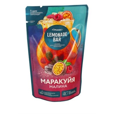 ГУРМИКС Основа для приготовления лимонада МАРАКУЙЯ МАЛИНА 150мл