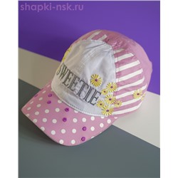 BK 100101 Б Бейсболка для девочки (50-52)