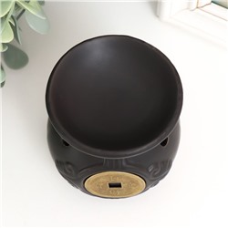 Аромалампа для эфирных масел «Монета», керамика, 8×7.5×7.5 см, МИКС