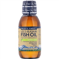 Wiley's Finest, Summit DHA, жир дикой аляскинской рыбы, с натуральным вкусом лайма, 125 мл (4,23 жидкой унции)