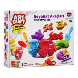 Набор для лепки "Транспорт" тесто 3х56г