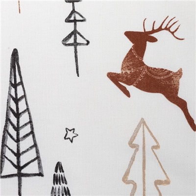 Скатерть новогодняя «Доляна» X-Mas 146×110± 3 см, 100% хлопок, рогожка 164 г/м²