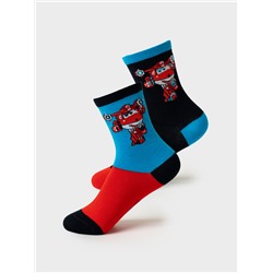 Носки трикотажные для мальчиков, 2 пары в комплекте