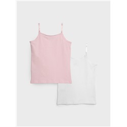 Майка трикотажная для девочек, 2 шт в комплекте