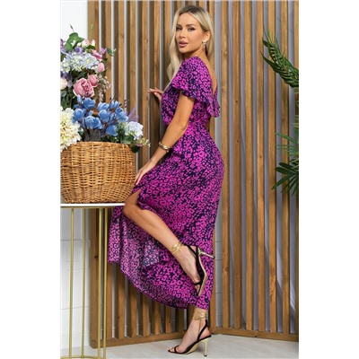Платье Вечер свиданий (сине-малиновое) П13319-16М