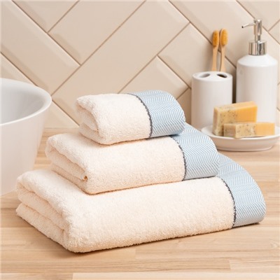 Полотенце махровое Love Life «Бриз» 30×50 см, аквамарин