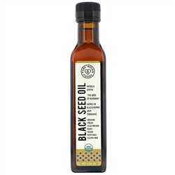 Pure Indian Foods, Органическое масло черного тмина первого холодного отжима, 250 мл