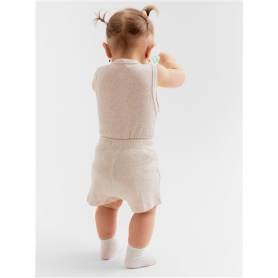 Шорты «Крошка Я» Melange, рост 62-68, бежевые