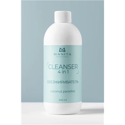 Manita Professional Обезжириватель для ногтей универсальный 4 в 1 / Coconut Paradise, 500 мл KRISTALLER, 1224204