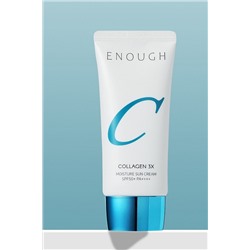 Enough Солнцезащитный крем для лица с коллагеном / Collagen 3X Moisture Sun Cream SPF50 PA+++, 50 мл KRISTALLER, 1107779