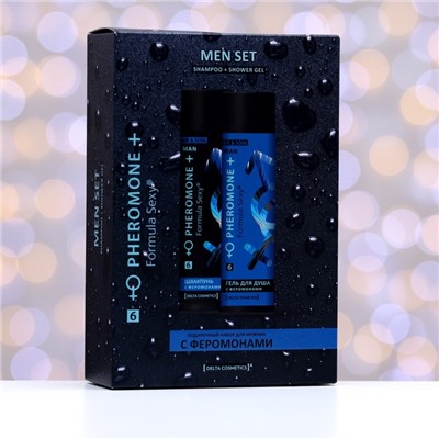 Подарочный набор косметики мужской Formula Sexy №6, гель для душа, 250 мл+шампунь, 250 мл (по мотивам Blue Label (Givenchy)