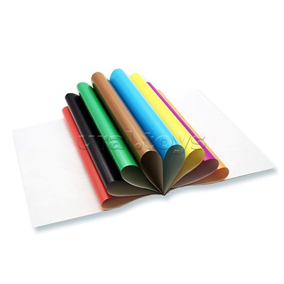 Бумага цветная двухсторонняя мелованная А4  8л. 8цв."Веселые котята "